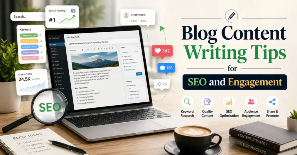 Blog Content Writing Tips for SEO and Engagement blog content writing tips for seo and engagement
