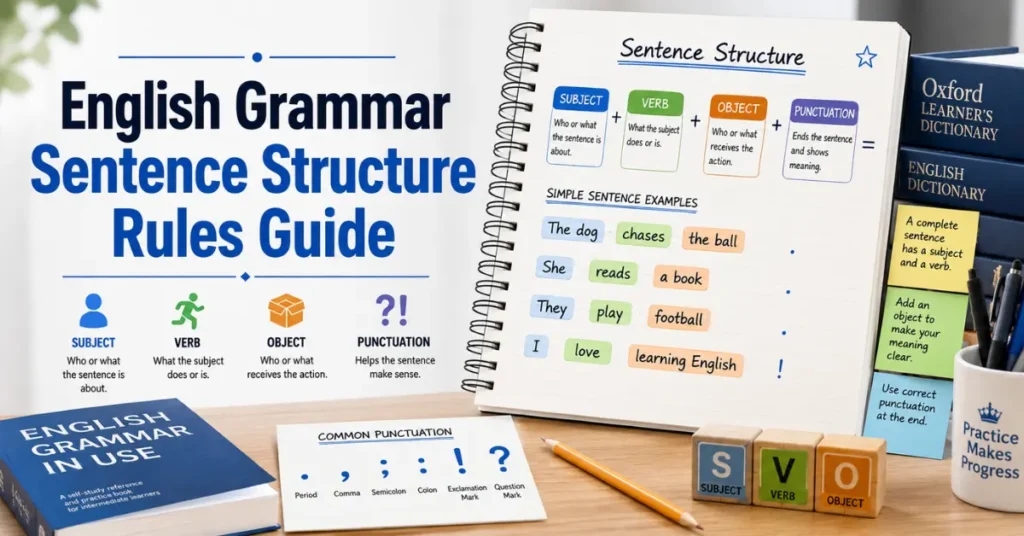 English Grammar Sentence Structure Rules Guide english grammar sentence structure rules guide