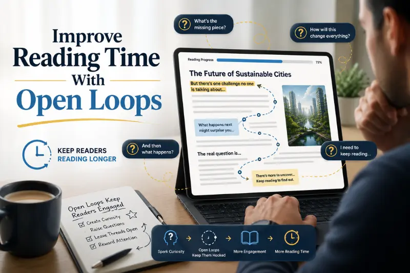 improve reading time with open loops