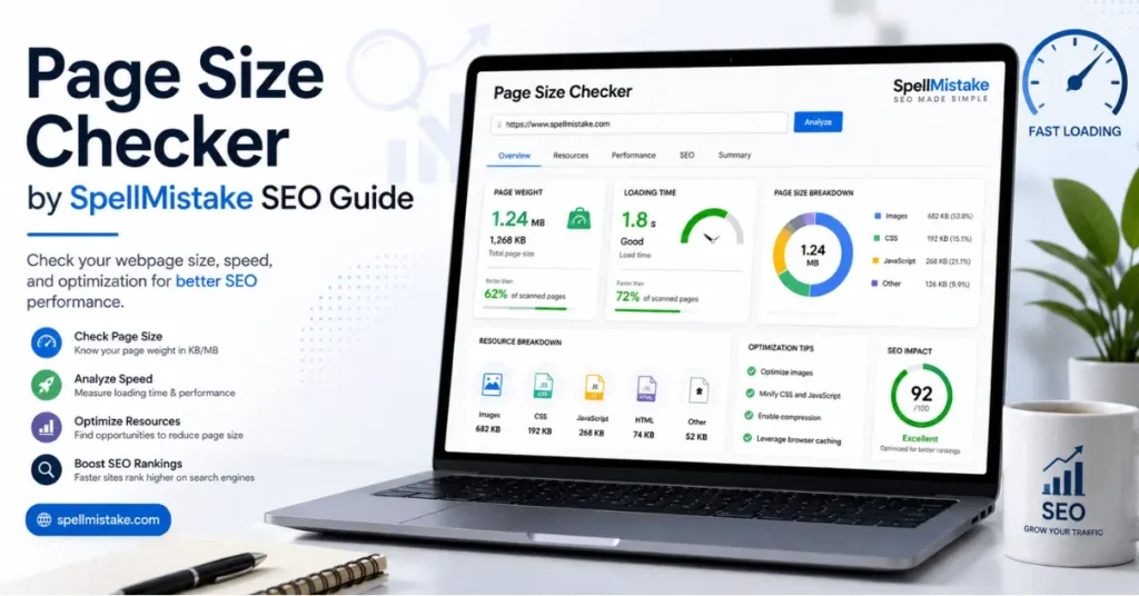 page size checker by spellmistake seo guide