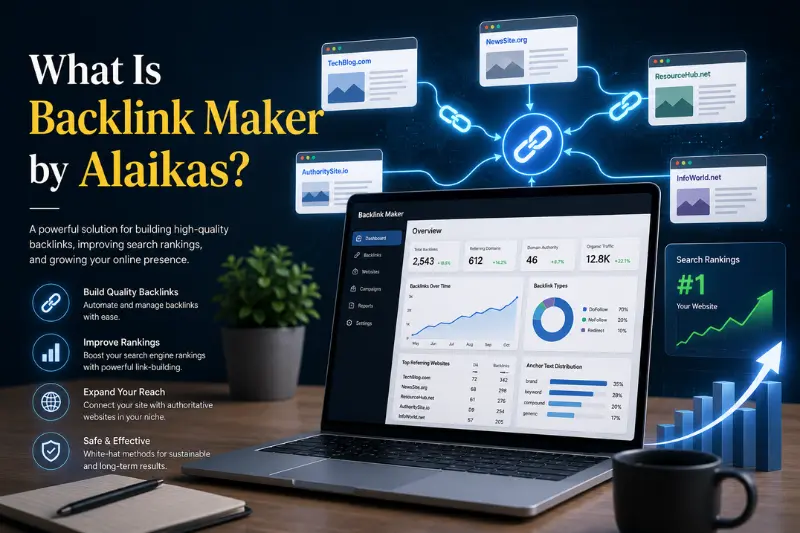 what is backlink maker by alaikas