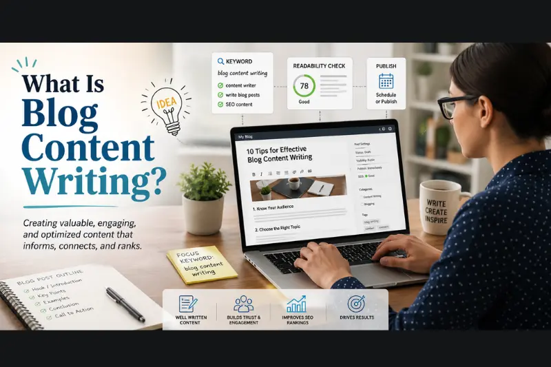 what is blog content writing